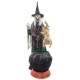 Life Size ANIMATED CAT-TASTROPHE WITCH Halloween Haunted House Prop Decoration