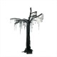 7.5 ft. Black & Gray Spooky Ghost Tree Standing Halloween Decoration