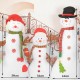 Snowman Child Man Christmas Decoration Foam Parental Suit Dolls Family Window