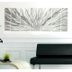 handmade Silver Etched Metallic Wall art modern Design - By Jon Allen