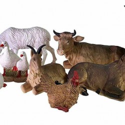 Nativity Set Animal Collection (Cow,Donkey,La