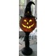 Pumpkin-Head Jack-O-Lantern LED Light Up Pedestal Lamp Halloween Huge 20