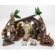 16 Pc Indoor Polyresin Hand-Painted Centerpiece Nativity Set Christmas Decor