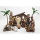 16 Pc Indoor Polyresin Hand-Painted Centerpiece Nativity Set Christmas Decor