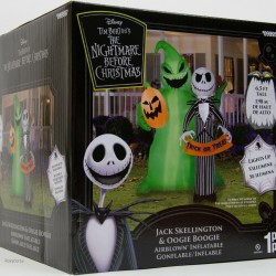 Jack Skellington Oogie Boogie Nightmare Before Christmas Airblown Inflatable