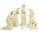 Kurt Adler W2284SET 7 PC Porcelain Holy Family & 3 Kings Nativity Set