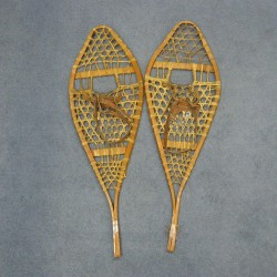 Authentic Vintage Pair of Snowshoes Used Gallery (47-90-G218) 8U