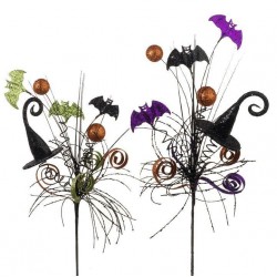 Witch Hat Floral Stems for Halloween Decorating set of 2 rzh 3306780 RAZ