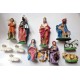 Vintage LARGE 14-Piece Lighted Musical Nativity Scene Creche Italy Silent Night