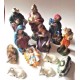 Vintage LARGE 14-Piece Lighted Musical Nativity Scene Creche Italy Silent Night