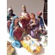 Vintage LARGE 14-Piece Lighted Musical Nativity Scene Creche Italy Silent Night