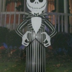 7 Ft Lights Up Nightmare Before Christmas Jack Skellington Inflatable Halloween