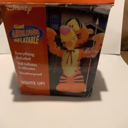 Gemmy DISNEY TIGGER 7 Ft Lighted Airblown Inflatable Halloween Decoration Rare