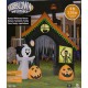 Gemmy Halloween 9 ft Funky Whimsey Haunted House Airblown Inflatable NIB