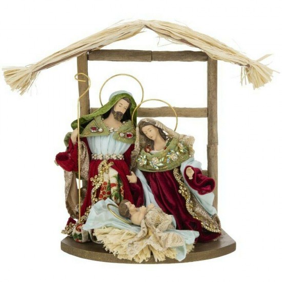 Mark Roberts 2020 Collection Nativity Stable, Small 13x13 Inches Figurine