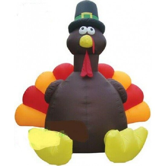 HALLOWEEN THANKSGIVING HUGE 11 FT TURKEY INFLATABLE AIRBLOWN YARD DECOR