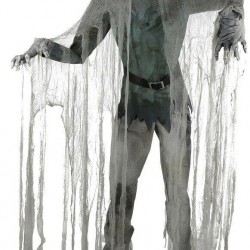 Halloween LifeSize ANIMATED TWITCHING GHOUL ZOMBIE Haunted House Decoration Prop