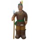 7.9' Halloween Thanksgiving American Indian Lighted Airblwon Inflatable Yard Dec