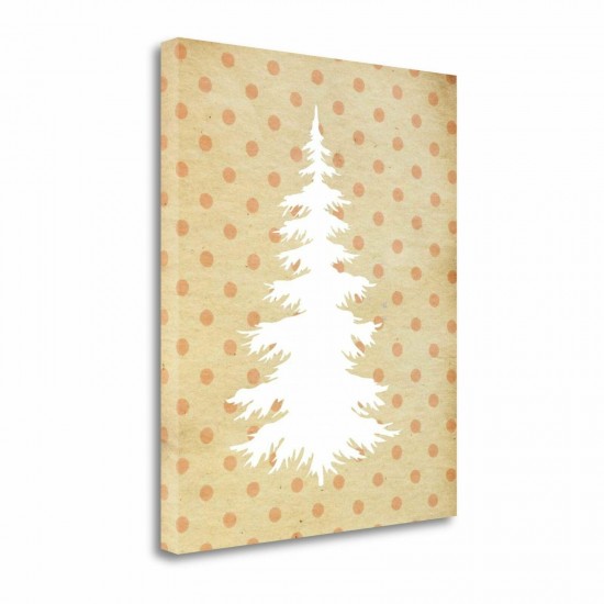 TANG-SBTA11752024C-White Christmas Tree by Tara Moss, Gallery Wrap Canvas Art p