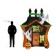 NEW - Gemmy Halloween Airblown Pre Lit Haunted Ghost House 9' FT Tall (No Box)