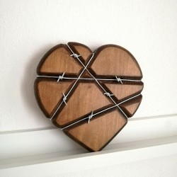 Valentine's day gift Wall heart decor steampunk sacred for him her girlfriend