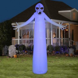 Gemmy 12ft. Airblown Shortcircuit Ghostly Ghoul Halloween Inflatable Decoration