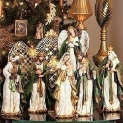 Classic Large Nativity Set by  Roman Inc.  ~~  Christmas Must-Have  ~~  NEW