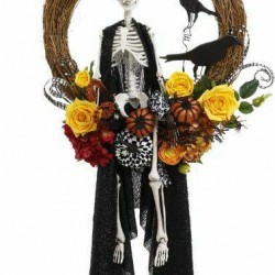 Mark Roberts Skeleton Witch Wreath - 20