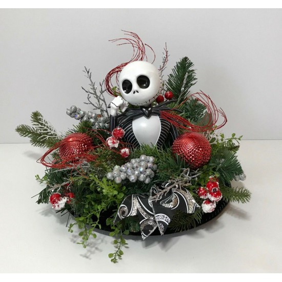 JACK SKELLINGTON NIGHTMARE BEFORE CHRISTMAS CENTERPIECE HALLOWEEN DECORATION NEW