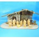 MANGER CRECHE Lepi Italy 8-Wood Figure Jesus Mary Joseph Grodner Tal Val Gardena