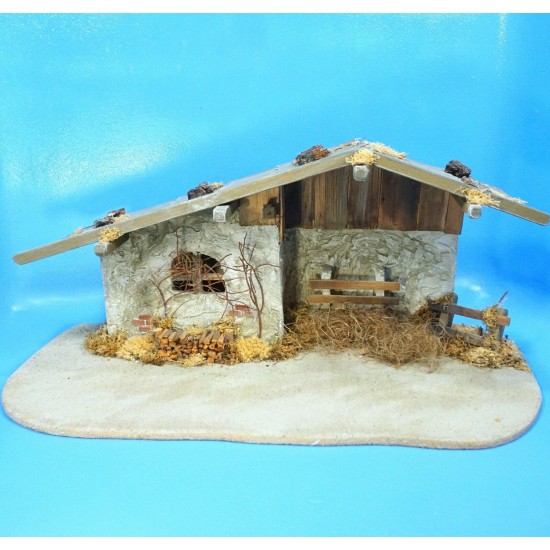 MANGER CRECHE Lepi Italy 8-Wood Figure Jesus Mary Joseph Grodner Tal Val Gardena