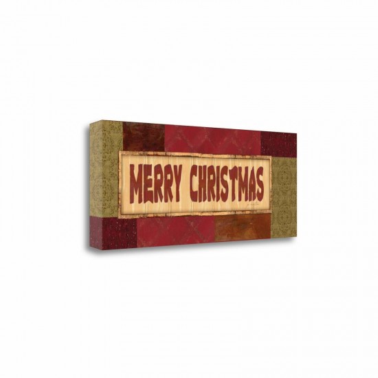 TANG-SBJM55644016C-Merry Christmas by Jo Moulton, Gallery Wrap Canvas Art print