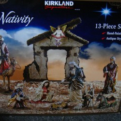 Kirkland 12 Piece Nativity Scene Christmas Decoration Figures