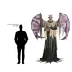 Halloween Props Life Size 7.5 Ft. Animated Life-Sized Winged Demon NEW