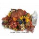 Rustic Pumpkin Fall Floral Arrangement Thanksgiving Centerpiece Custom Design