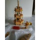 Vintage Erzgebirge Christmas Pyramid Weinachts Wood Tower Nativity BNIB 3 stages