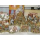 David Winter Cottages  18 Piece + Wall Hanging & Collectors Book Used