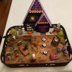 Fairy garden miniatures halloween