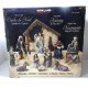 Kirkland Signature Nativity  12 Piece Set Hand Painted Christmas Creche 979597