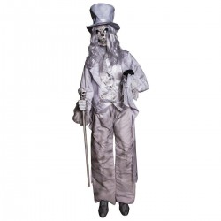 Animated Ghost Gentleman Scary Halloween Prop Haunted House Decoration