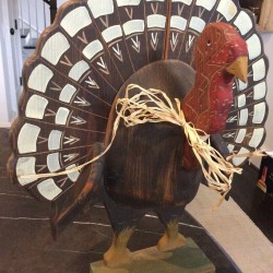 Boone River Creations Webster City, Iowa Wooden Turkey Folk Art Thanksgiving