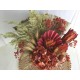 Fall Flower Arrangement, Thanksgiving Floral, Autumn Centerpiece, Dried Flowers