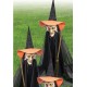 Set of 6 Halloween Witches Outdoor Yard Decoration Group Lawn Art Path Holiday