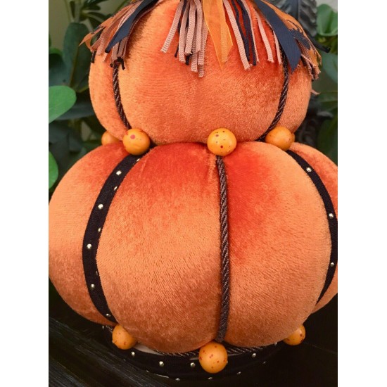 NEW HALLOWEEN VELVET STACKED 