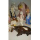 Set of 18 pieces Christmas Manger Figurines Excellent condition