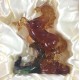 Amore Jewell Auspicious Ru-Yi Horse Fengshui Ornament gift Liuli Crystal Glass