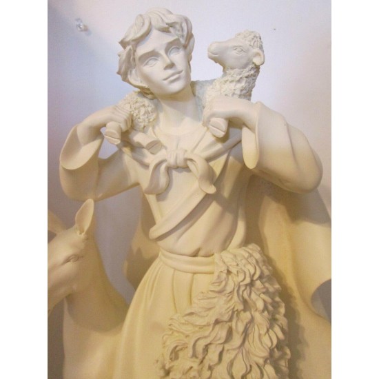 HOME INTERIORS FAITHFUL FLOCK SHEPHERD STATUETTE TRADITIONS NATIVITY COLLECTION