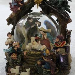 Musical Water Globe with Revolving Base