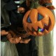 Life-Size Animated Pumpkin Man Figurine Halloween Decor Talking Lighted Outdoor