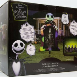 Gemmy Disney 9.5 ft Jack Skellington Living Projection Halloween Inflatable